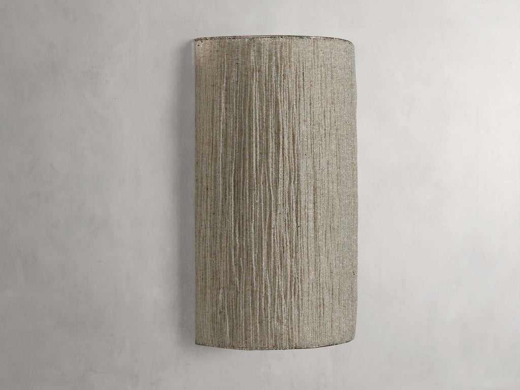 Romilly Beaded Wall Light, Hardwired Wall Sconce, detail 3
