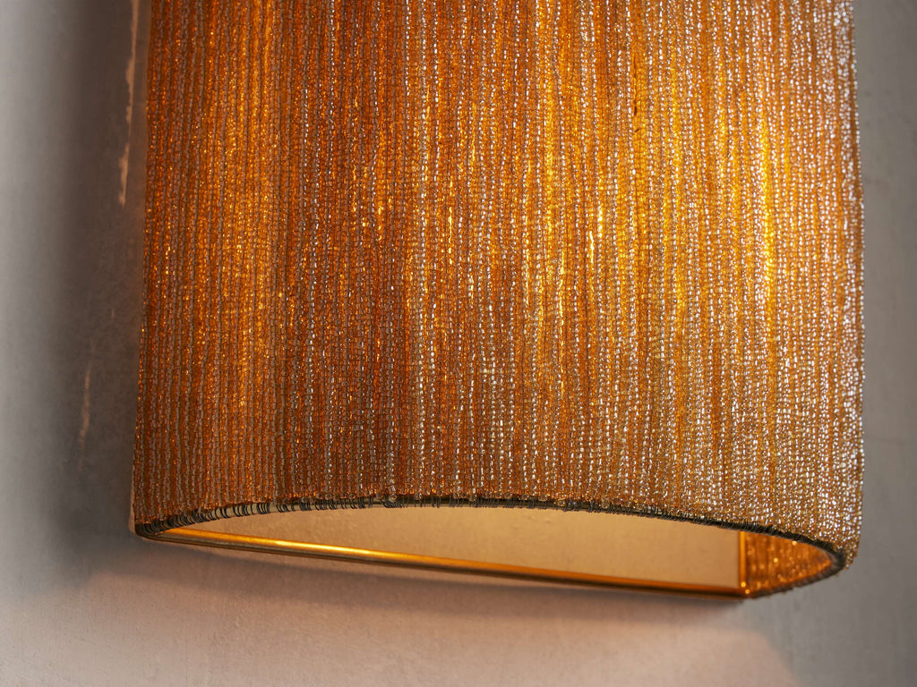 Romilly Beaded Wall Light, Hardwired Wall Sconce, detail 2