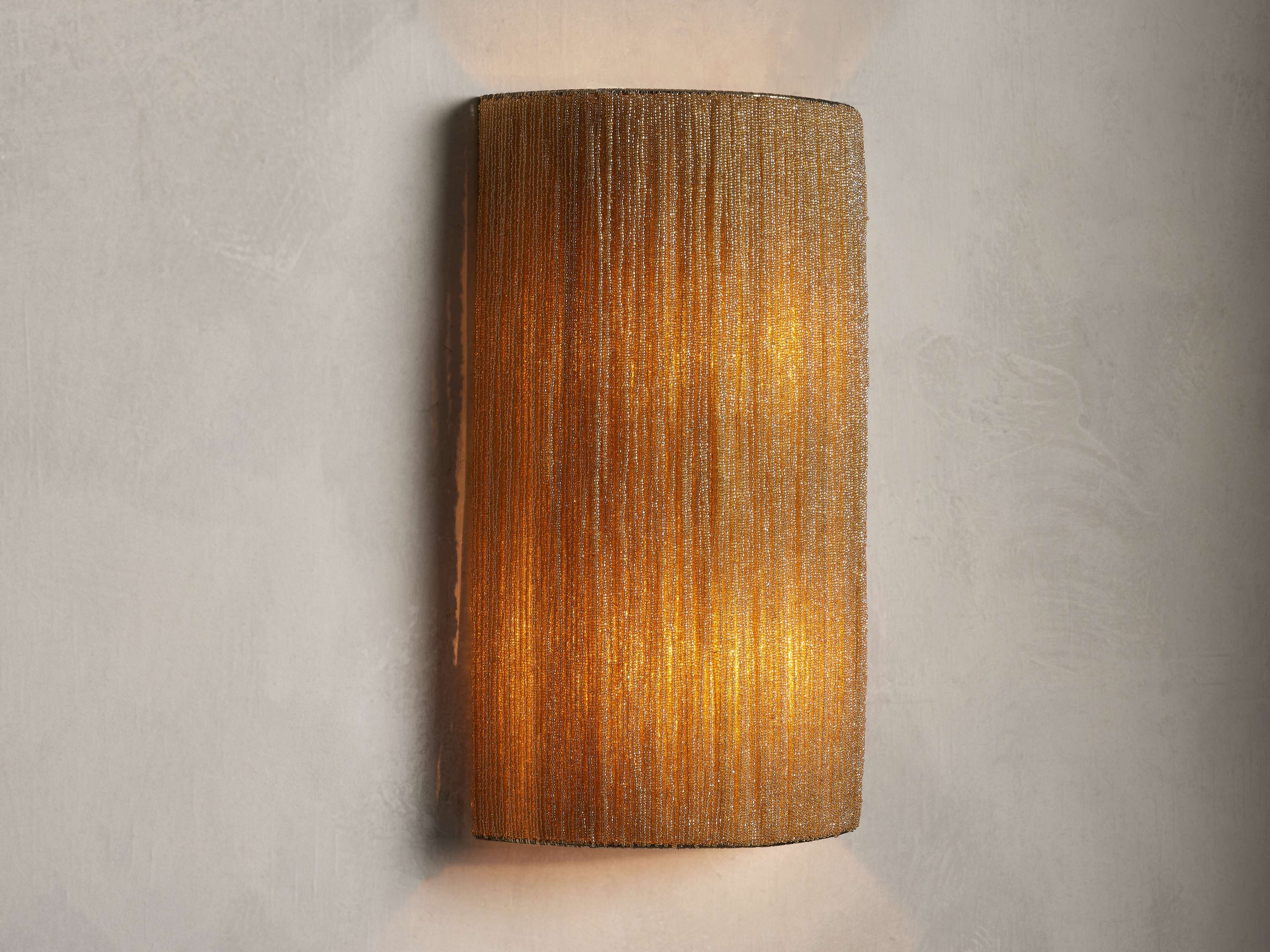 Romilly Beaded Wall Light, Hardwired Wall Sconce, detail 6