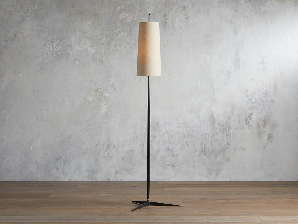 Lancia Floor Light in Bronze, Floor Lamp, Dimensions 25"