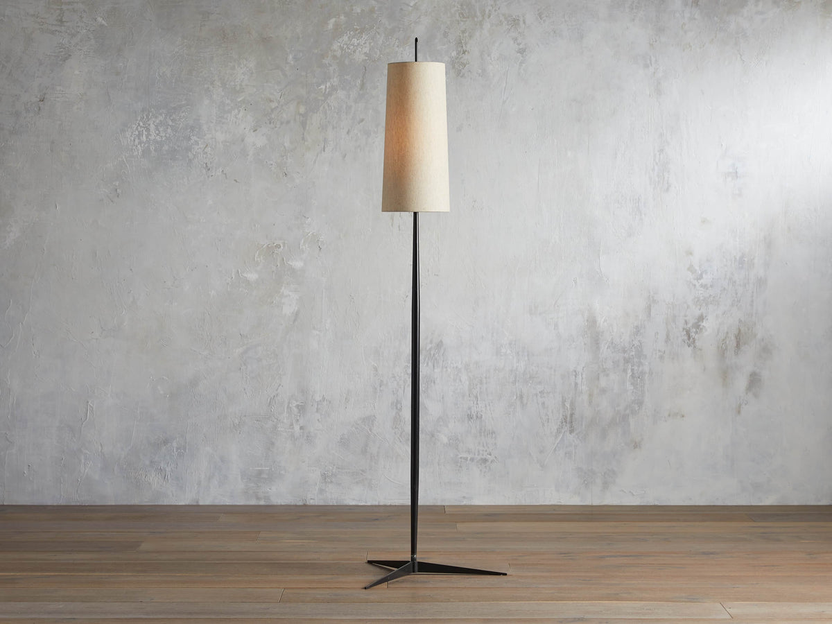 Lancia Floor Light in Bronze, Floor Lamp, Dimensions 25"