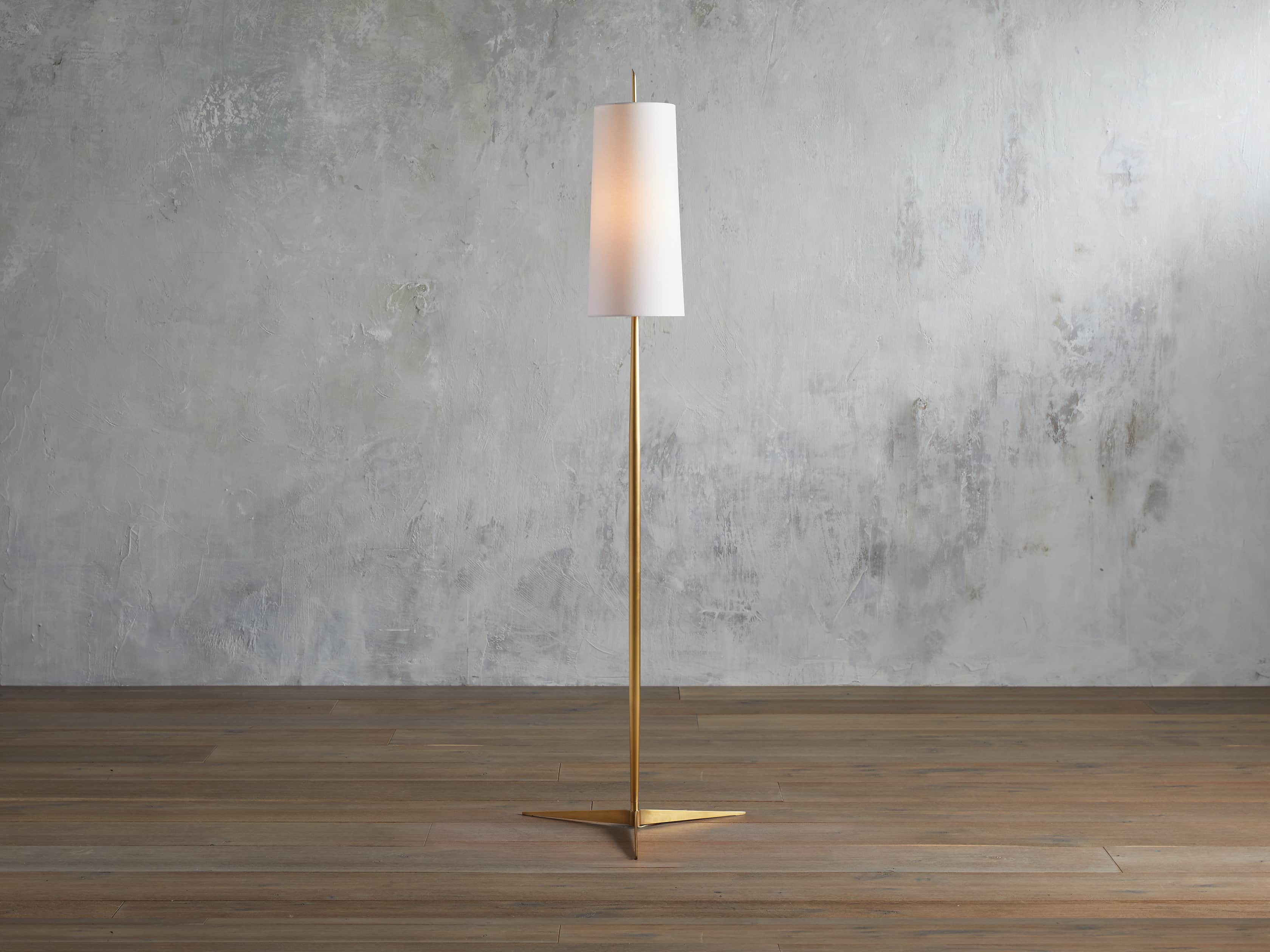 Lancia Floor Light, Floor Lamp, Dimensions 25"