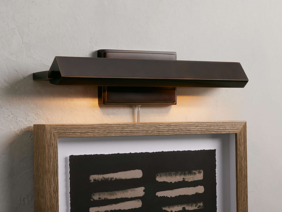 Iron Zaeden Picture Light, Hardwired Wall Sconce, detail 6