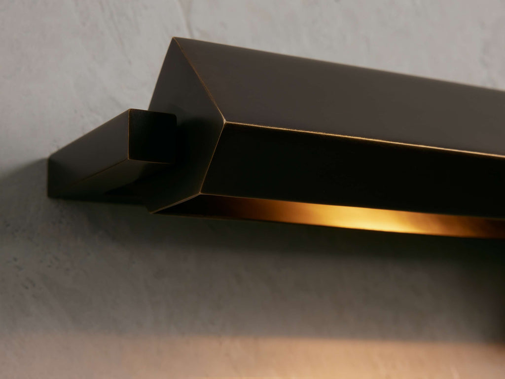 Iron Zaeden Picture Light, Hardwired Wall Sconce, detail 4