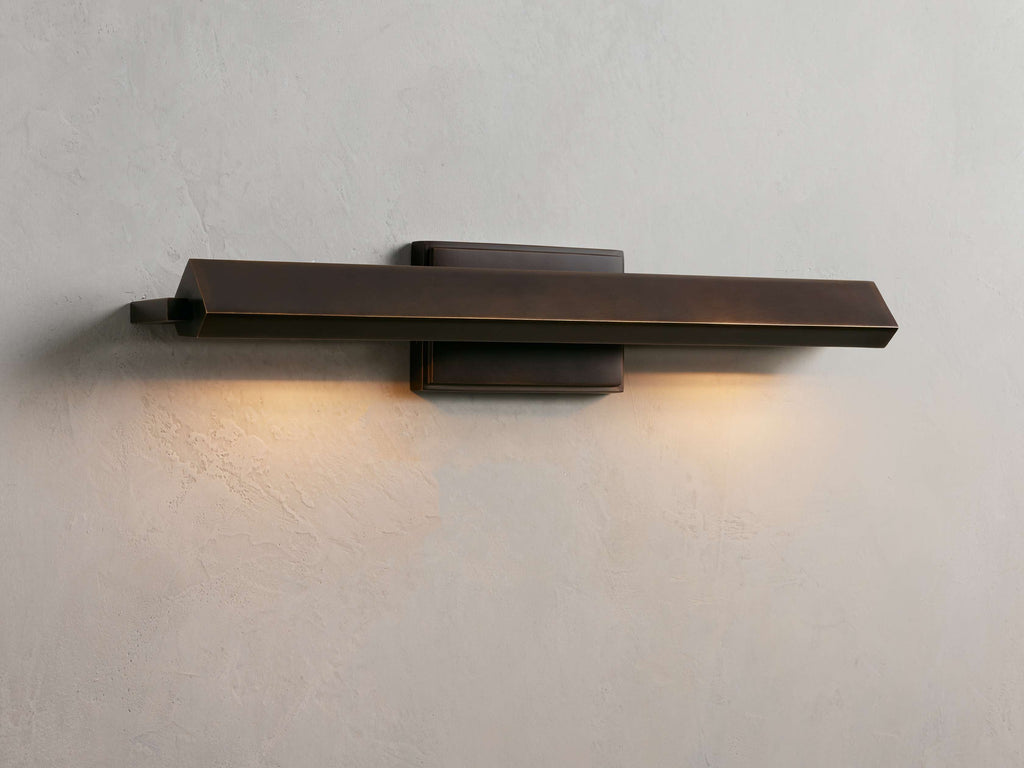 Iron Zaeden Picture Light, Hardwired Wall Sconce, detail 9