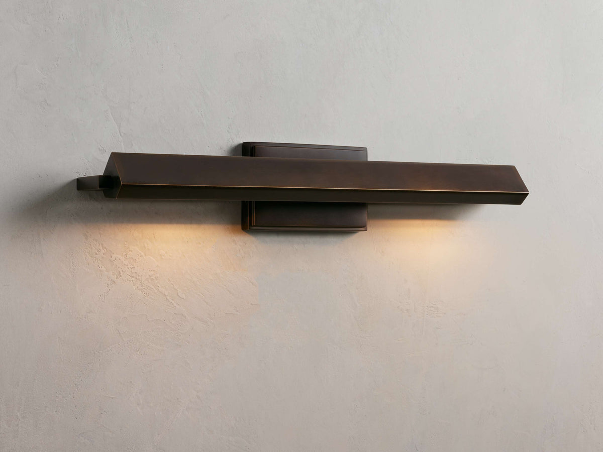 Iron Zaeden Picture Light, Hardwired Wall Sconce, detail 9