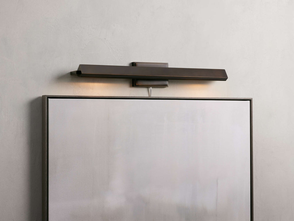 Iron Zaeden Picture Light, Hardwired Wall Sconce, detail 14