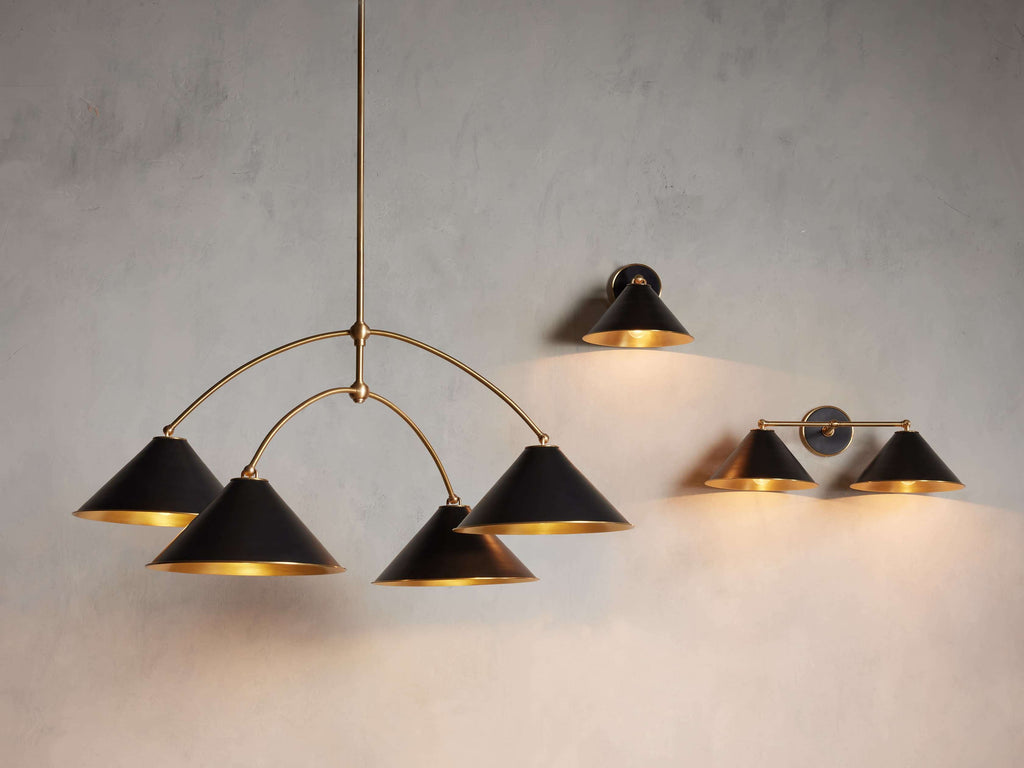 Arno Wall Light, Hardwired Wall Sconce, detail 3