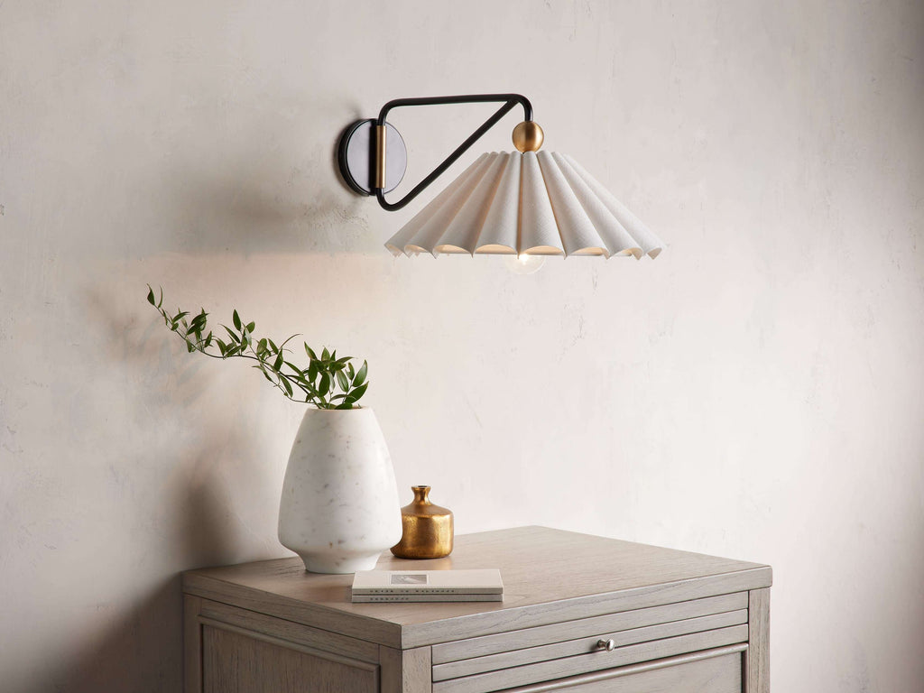 Haylen Wall Light, Hardwired Wall Sconce, detail 3