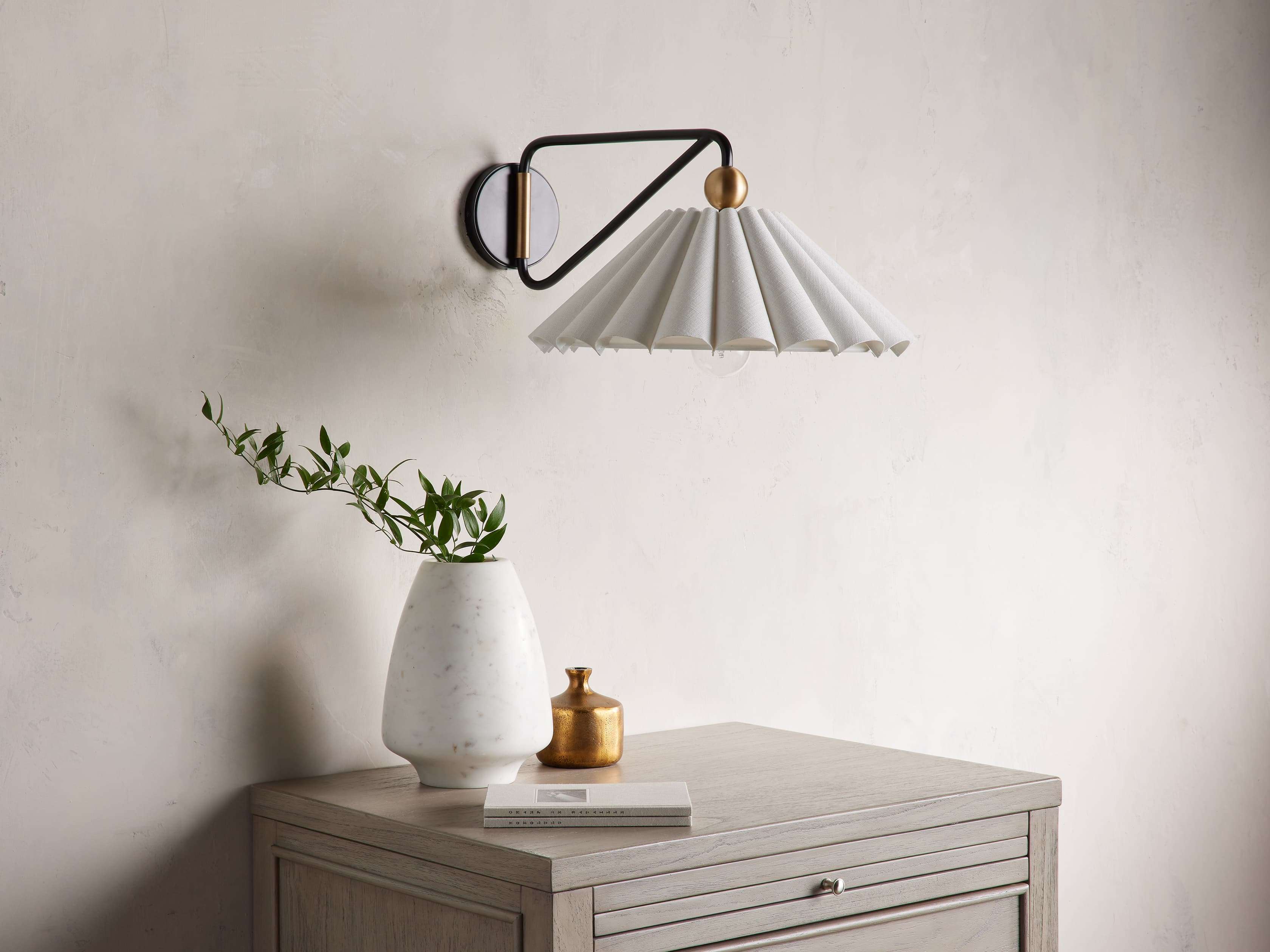 Haylen Wall Light, Hardwired Wall Sconce, detail 4