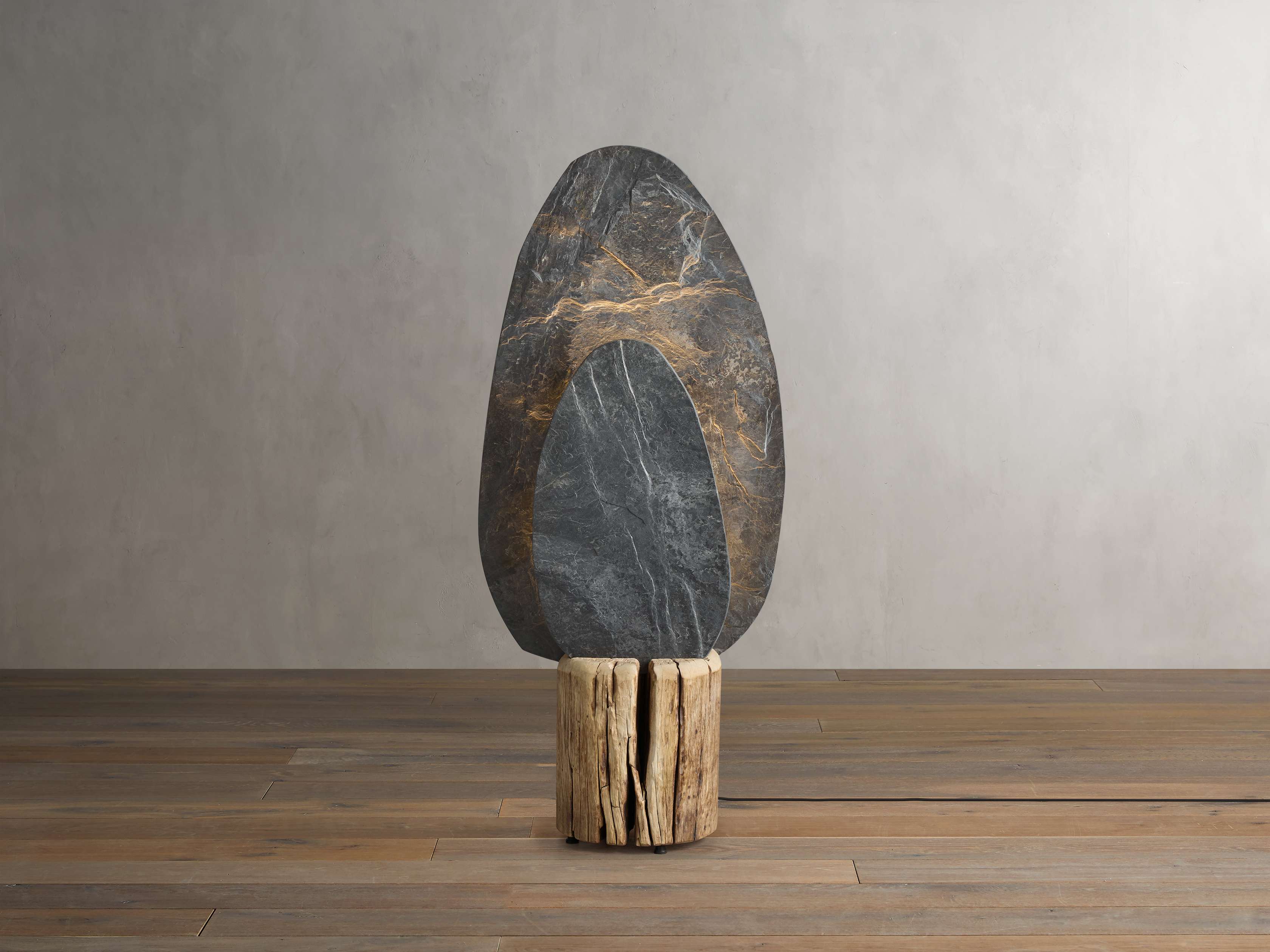 Shinto Floor Light, Floor Lamp, Dimensions 24"