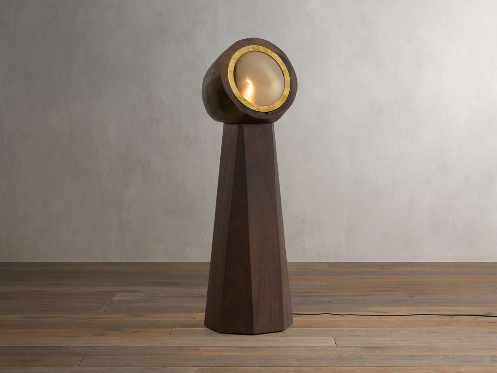 Agustin Floor Light, Floor Lamp, Dimensions 19.25"