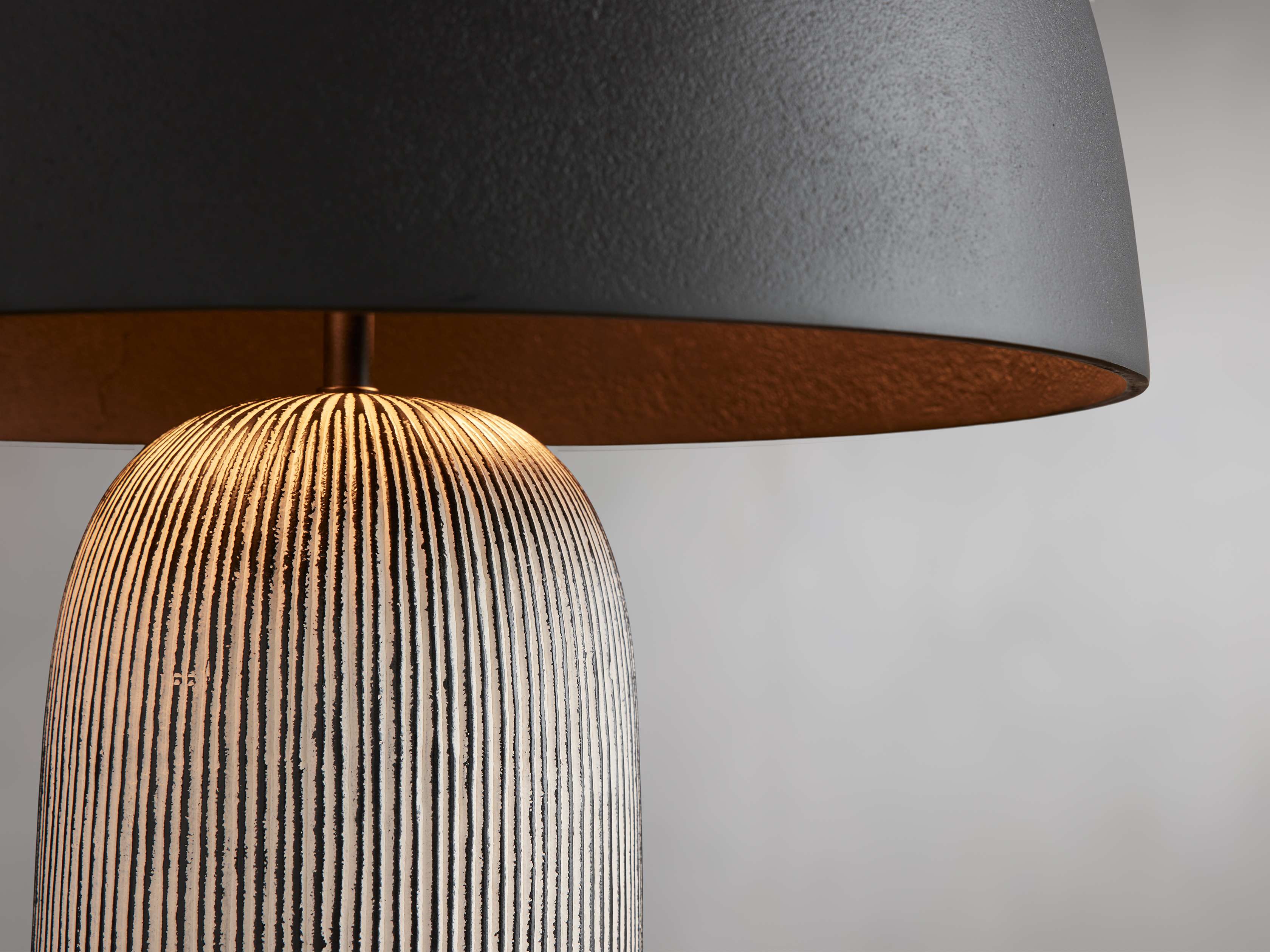 Ira Striped Table Light, Bedside Table Lamp, detail 3