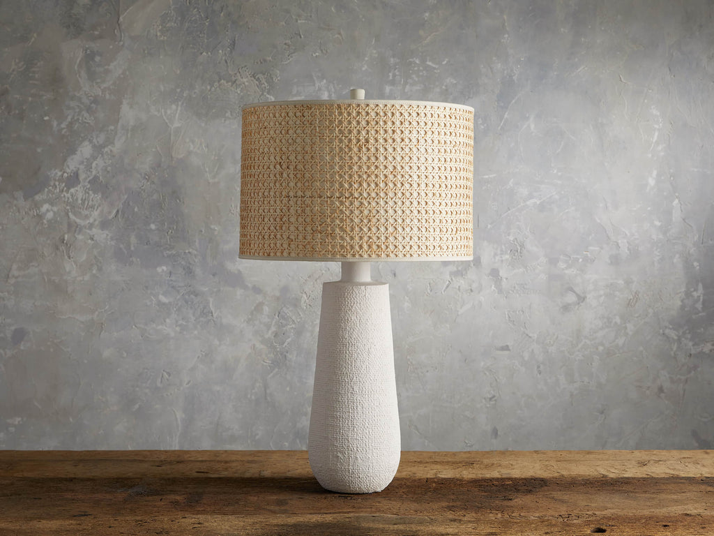 Stucco Table Light, Bedside Table Lamp, detail 2