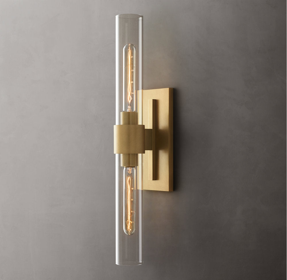 Ravelle Linear Wall Light, Bathroom Wall Sconce, Dimensions Overall: 4"