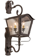 Christian 4-Light 32.00" Cajun Spice Wall Sconce front view