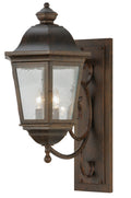 Cassandra 2-Light 25.00" Coffee Bean Wall Sconce front view