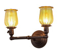 Revival 2-Light 10.00" Mahogany Bronze Wall Sconce front view