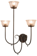 Perennial 3-Light 36.50" Light Burnished Antique Copper Wall Sconce front view