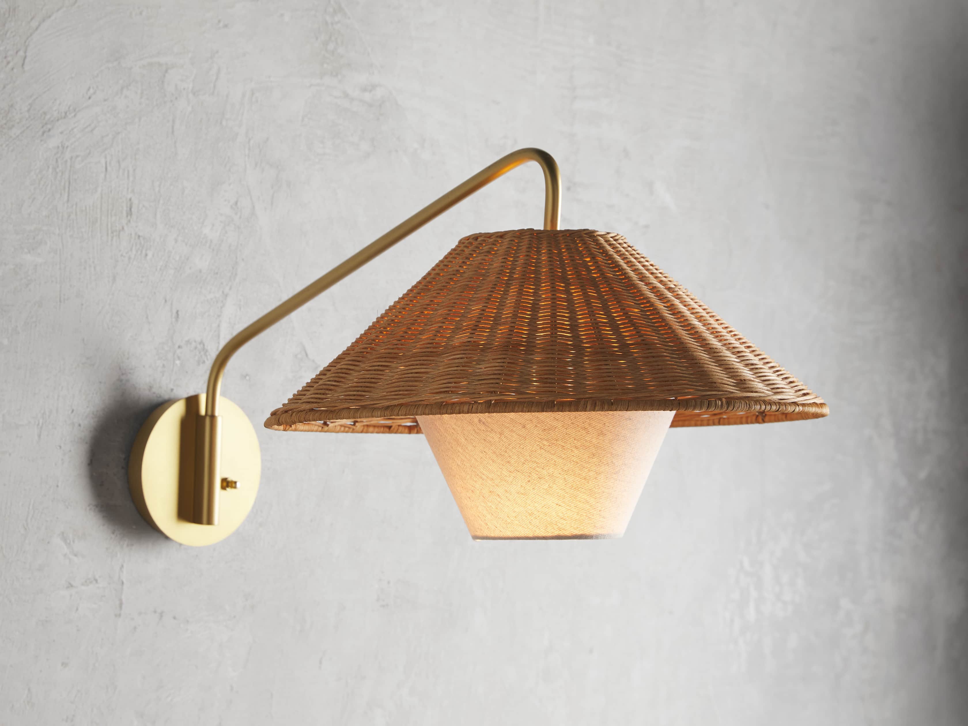Farrah Wall Light, Hardwired Wall Sconce, 5.5" w x 1" d x 5.5" h