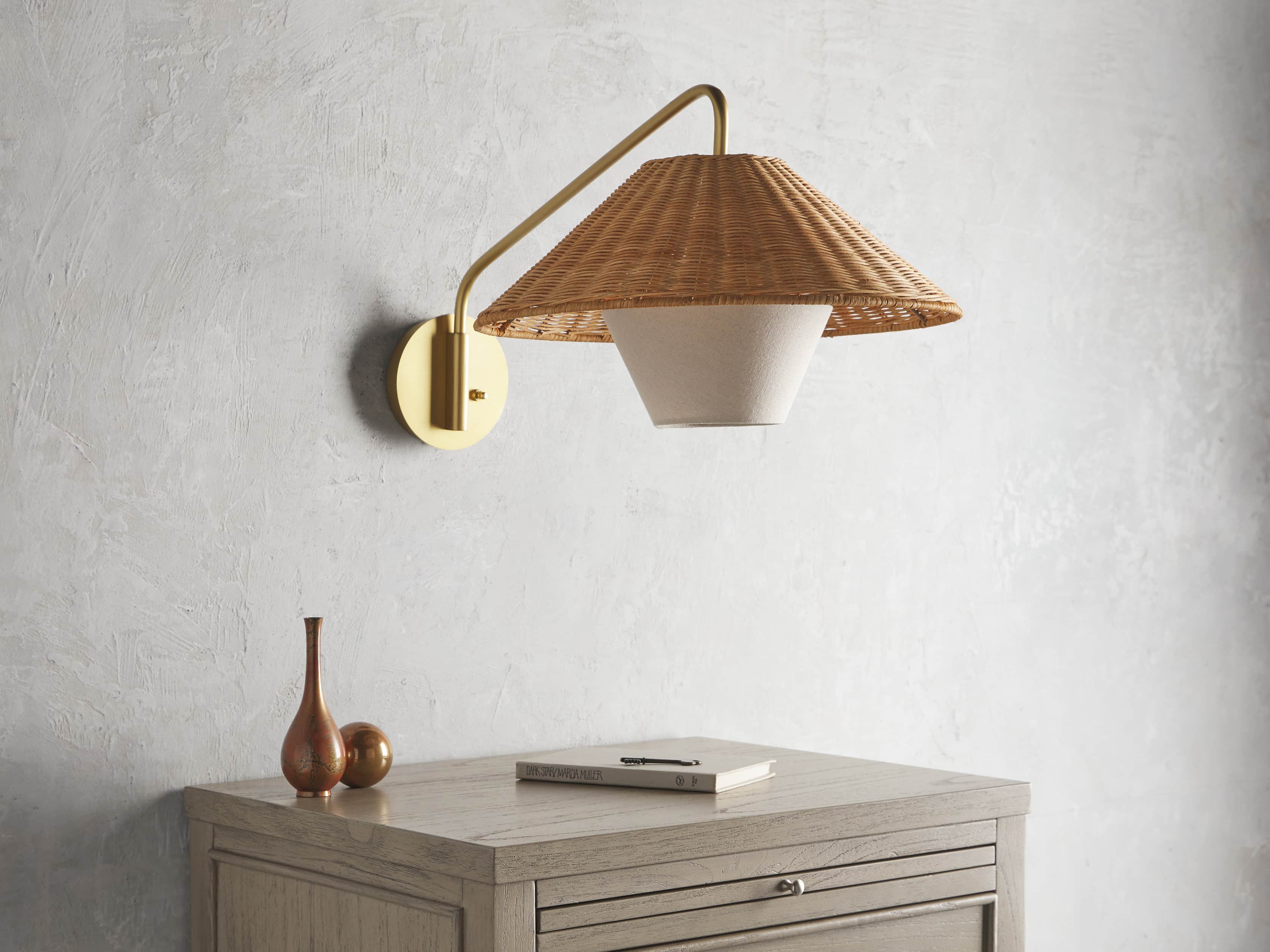 Farrah Wall Light, Hardwired Wall Sconce, detail 3