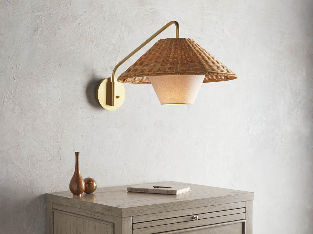 Farrah Wall Light, Hardwired Wall Sconce, detail 2