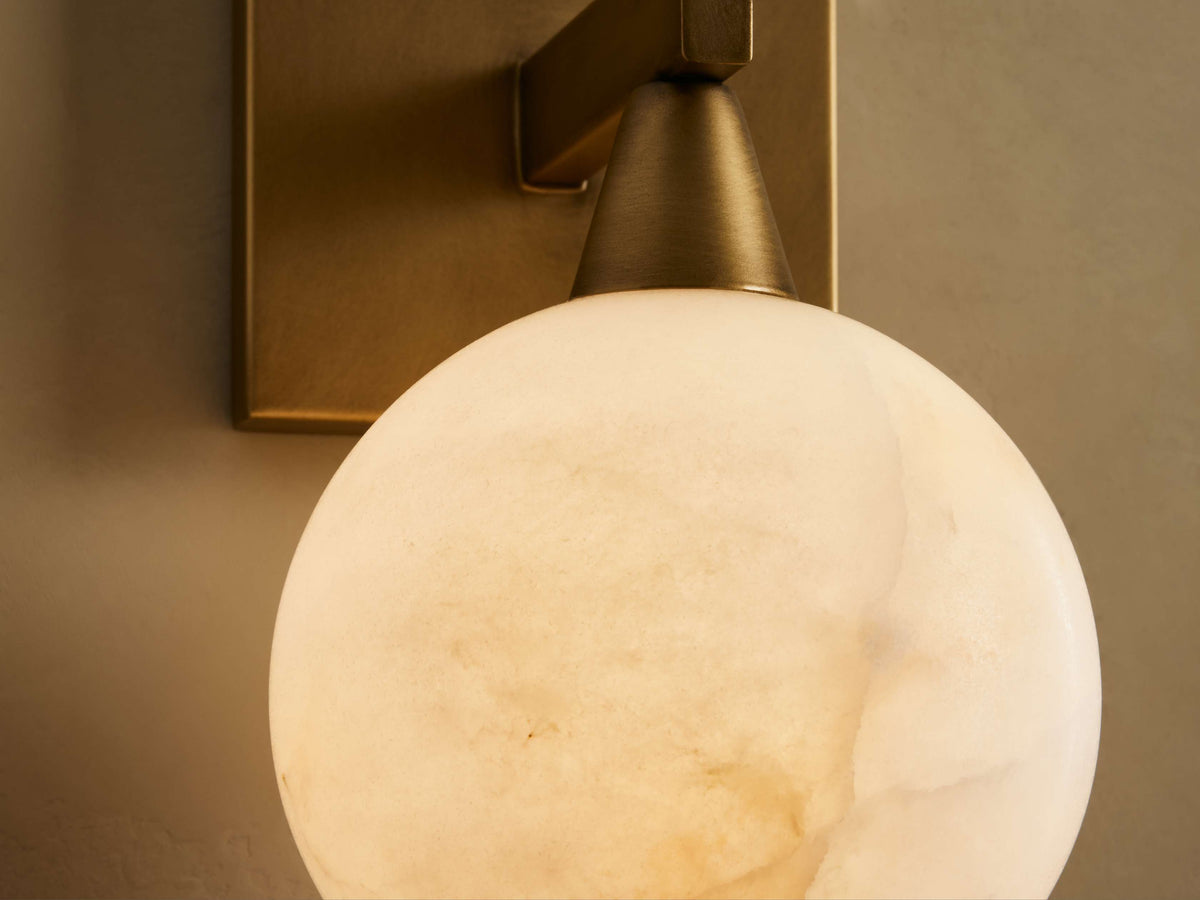 Arica Wall Light, Hardwired Wall Sconce, detail 3