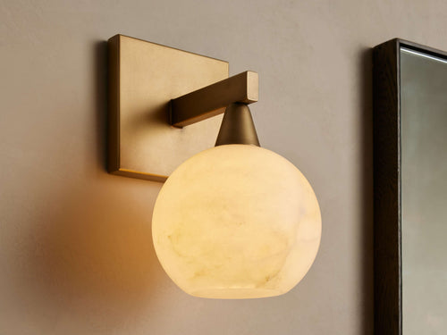 Arica Wall Light, Hardwired Wall Sconce, 75" d x 5" h