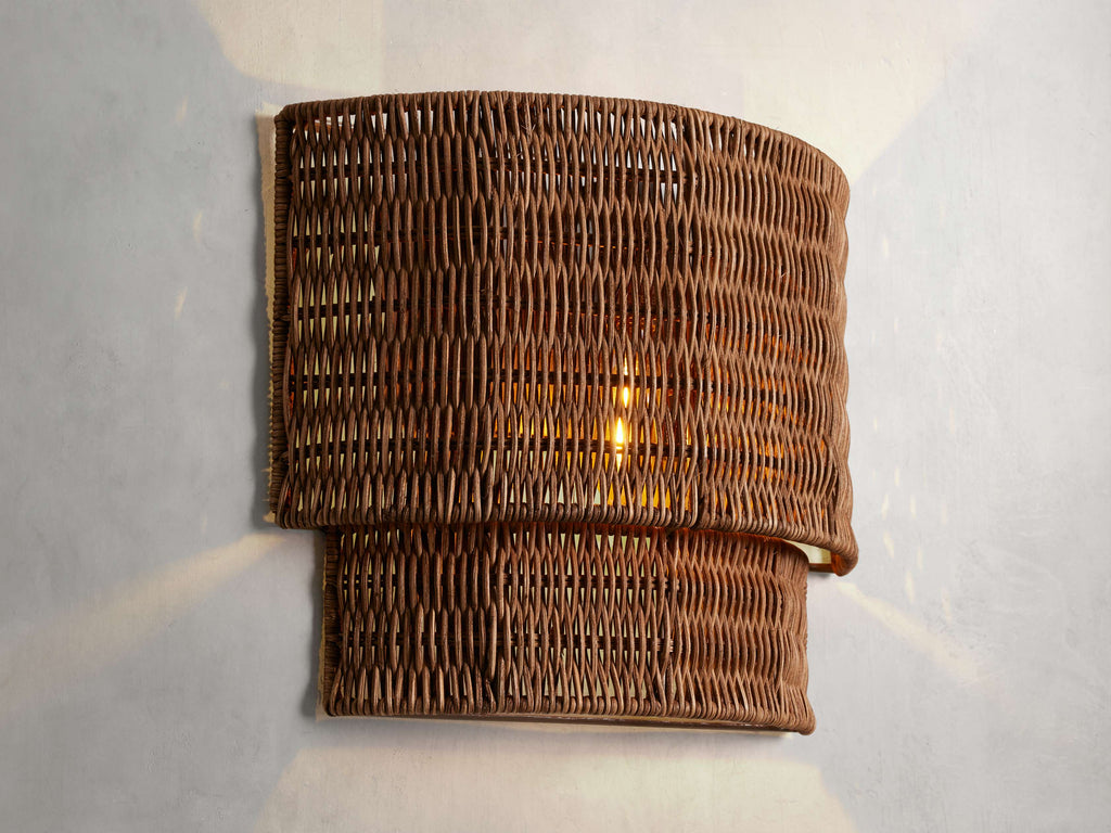 Paloma Wall Light, Hardwired Wall Sconce, Dimensions 12"