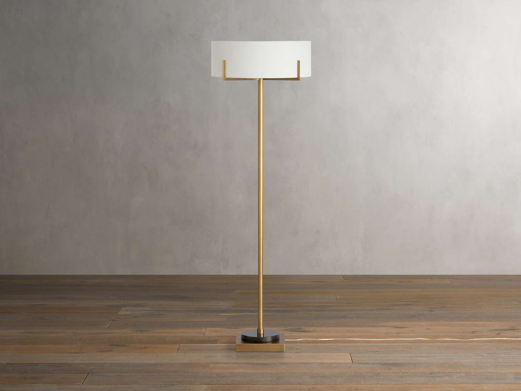 Frederic Floor Light, Floor Lamp, Dimensions 21.25"