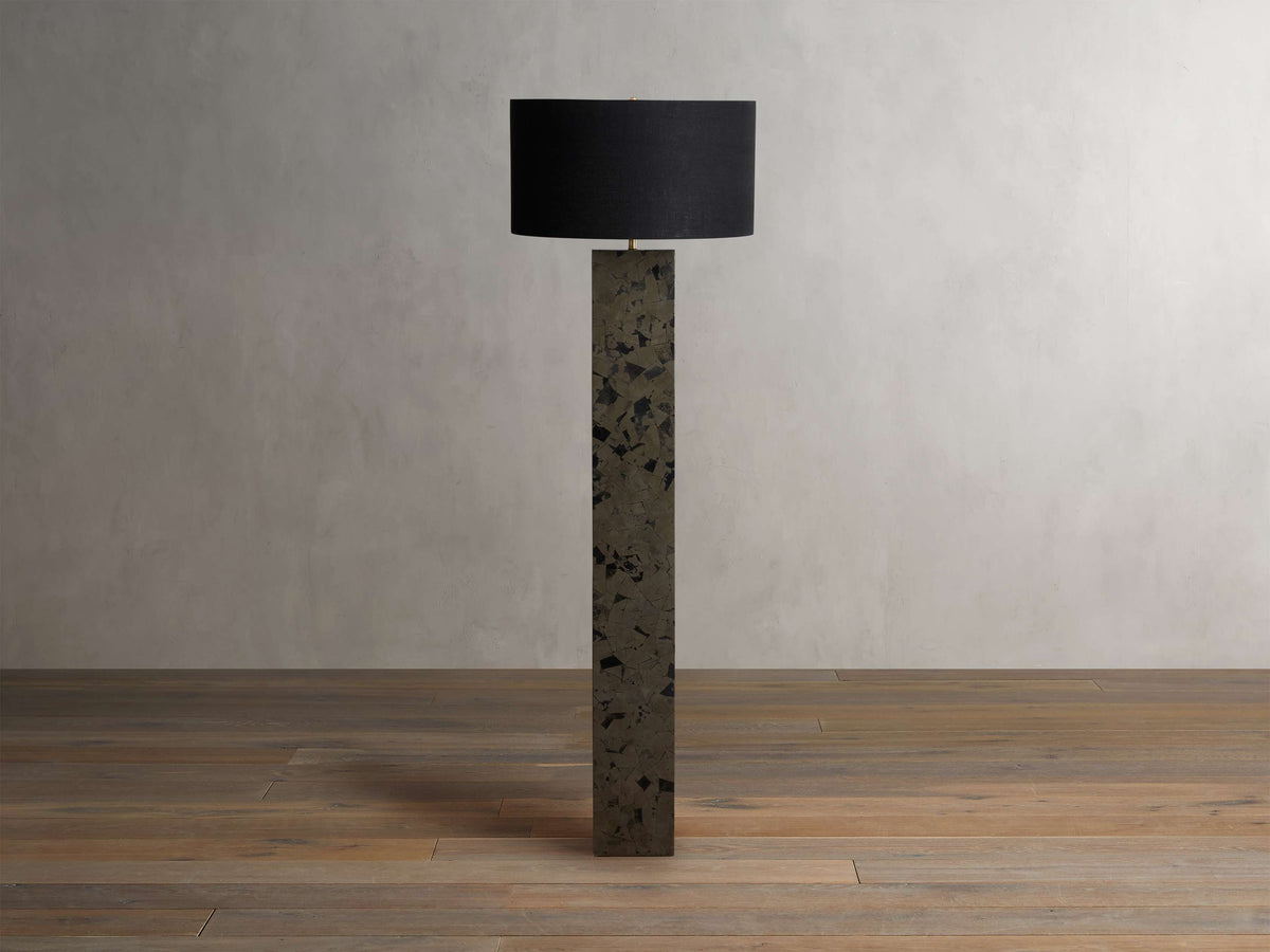 Pyrite Floor Light, Floor Lamp, detail 2