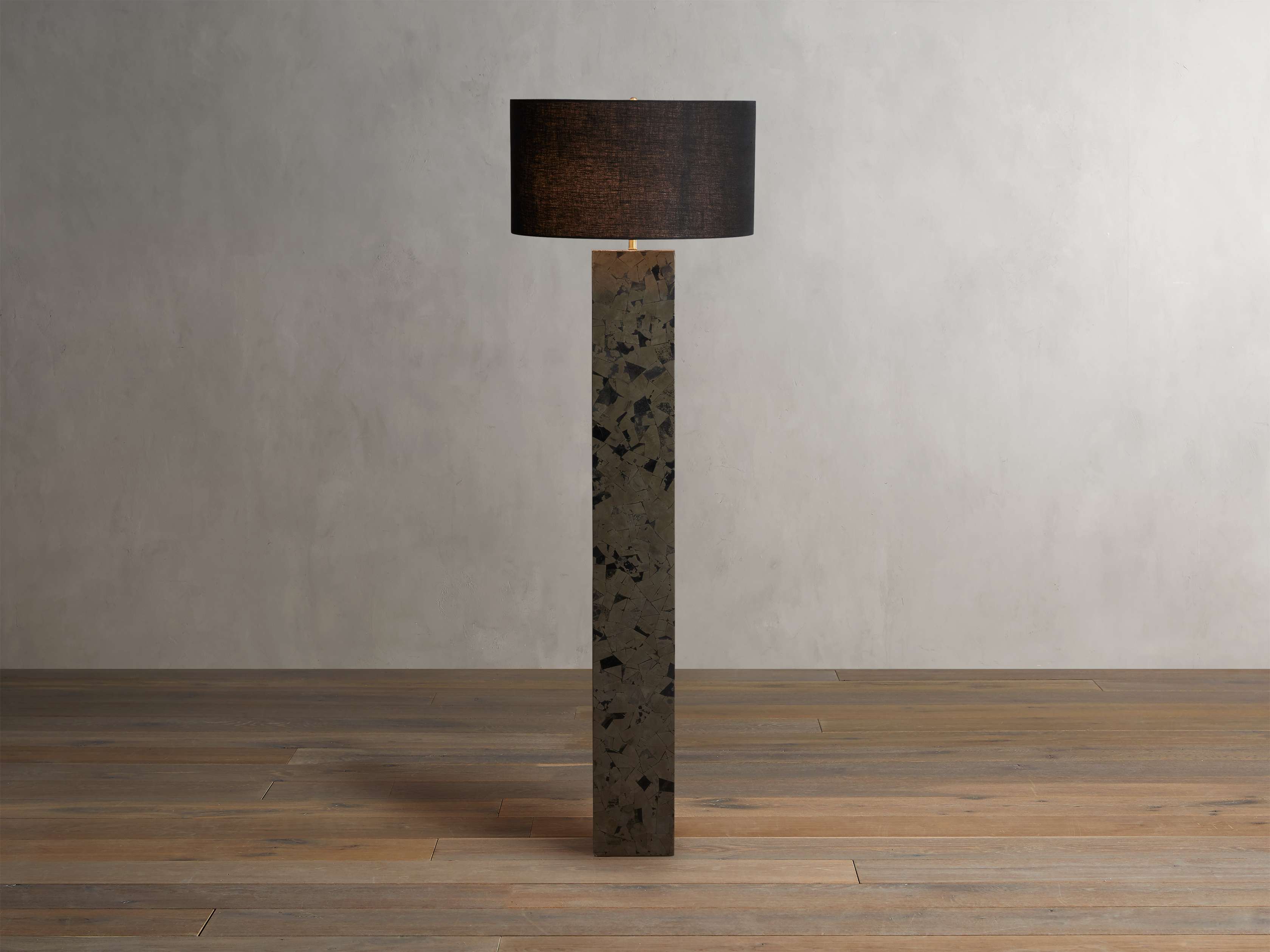 Pyrite Floor Light, Floor Lamp, Dimensions 22"