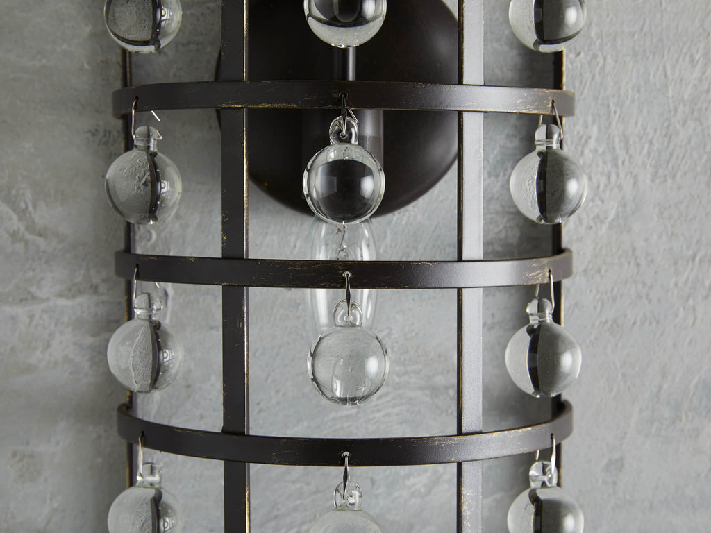La Cage Wall Light, Hardwired Wall Sconce, detail 2