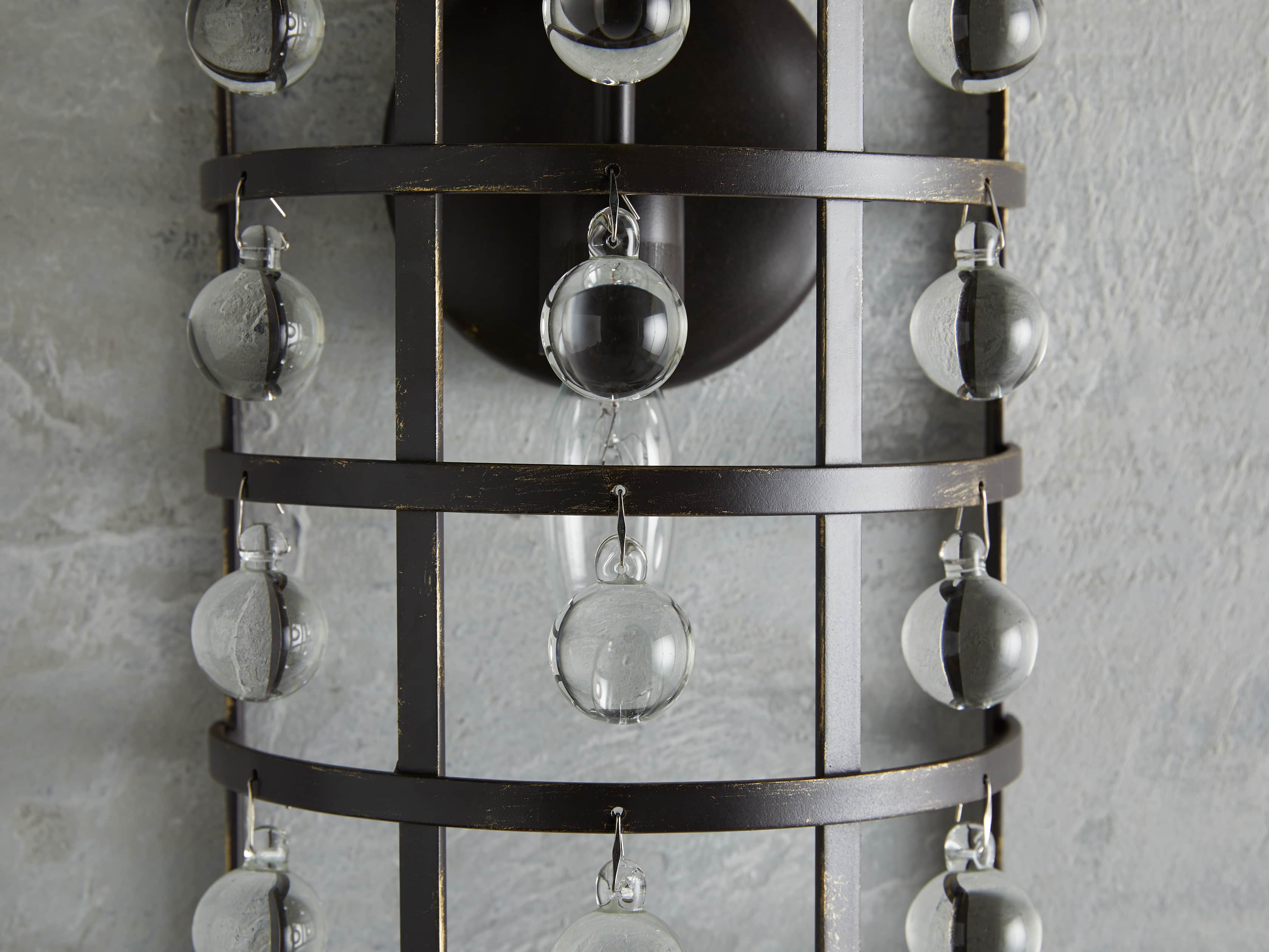 La Cage Wall Light, Hardwired Wall Sconce, detail 2