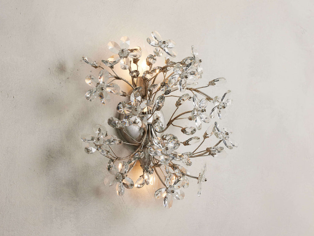 Fiore Wall Light, Hardwired Wall Sconce, Dimensions 15.75"