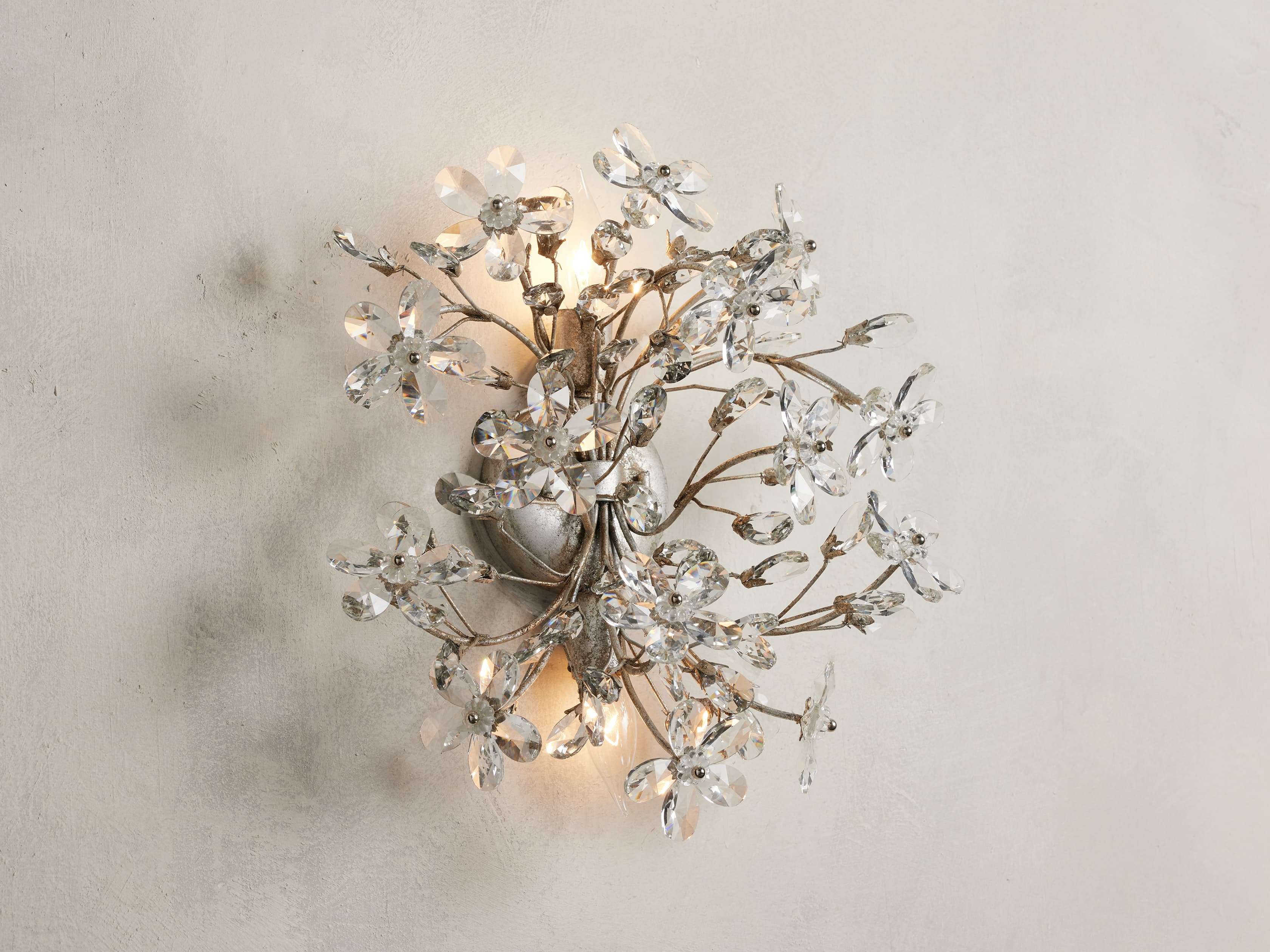 Fiore Wall Light, Hardwired Wall Sconce, Dimensions 15.75"