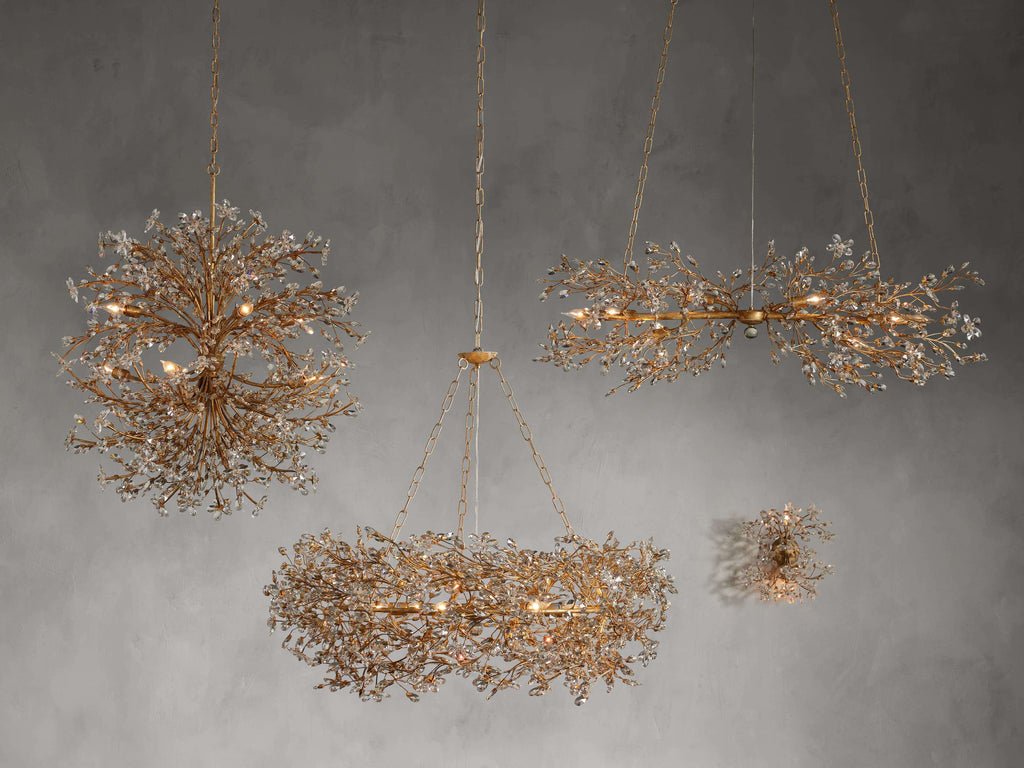 Fiore Wall Light, Hardwired Wall Sconce, detail 2
