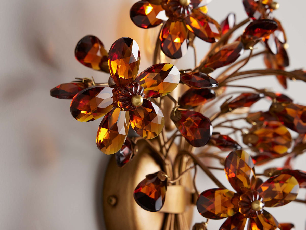 Fiore Wall Light, Hardwired Wall Sconce, detail 7