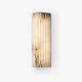 Alvia Alabaster Wall Light, Hardwired Wall Sconce, L 10cm x W 5cm x H 30cm