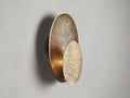 Udaya Embossed Wall Light, Hardwired Wall Sconce, Dimensions 9"