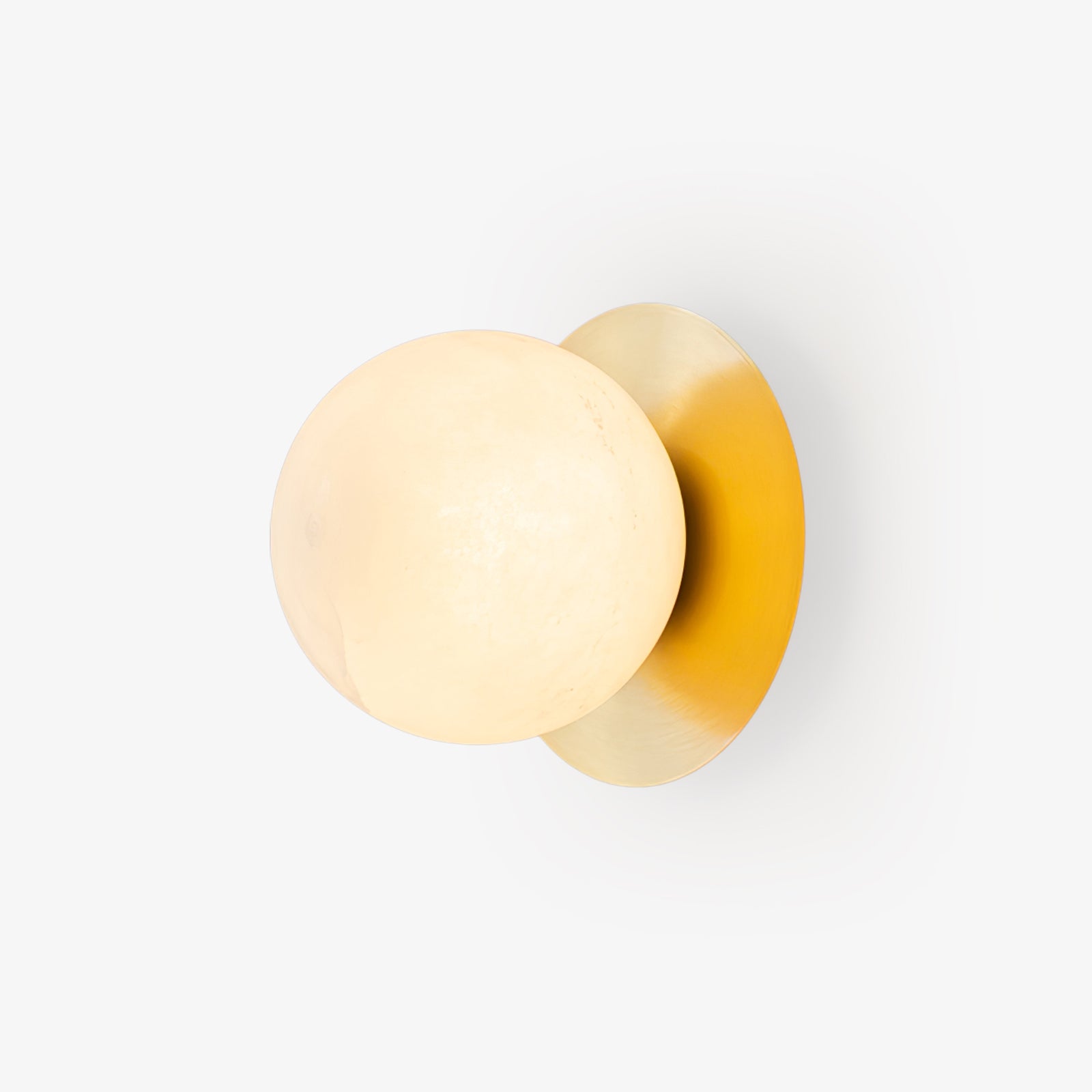 Orrila Dawn Alabaster Wall Light, Hardwired Wall Sconce, detail 21