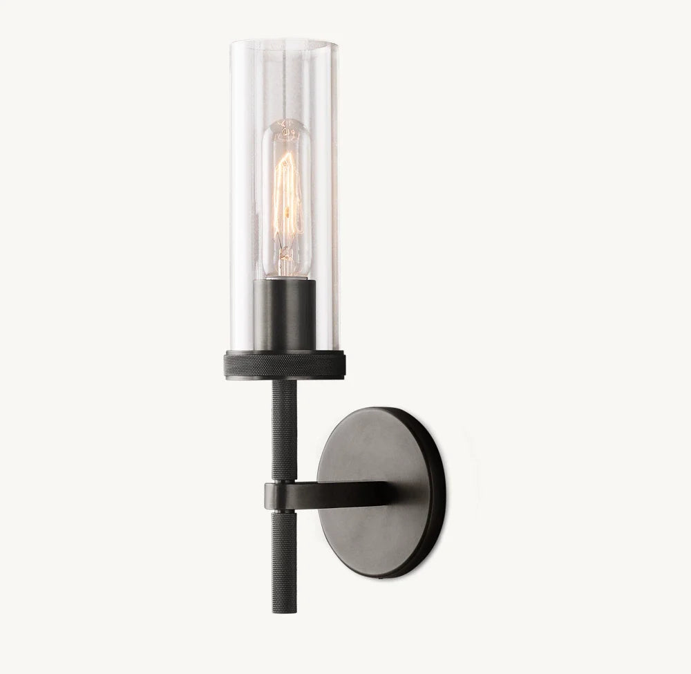 Lambeth Knurled Wall Light, Bathroom Wall Sconce, detail 15