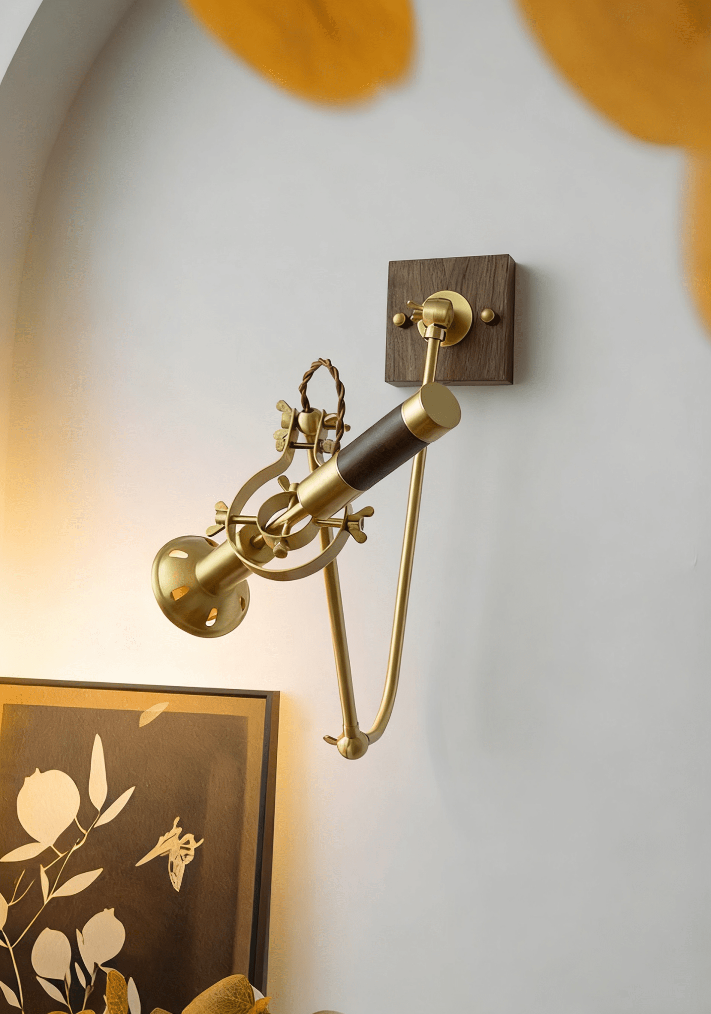 Articulated Wall Light, Hardwired Wall Sconce, detail 10