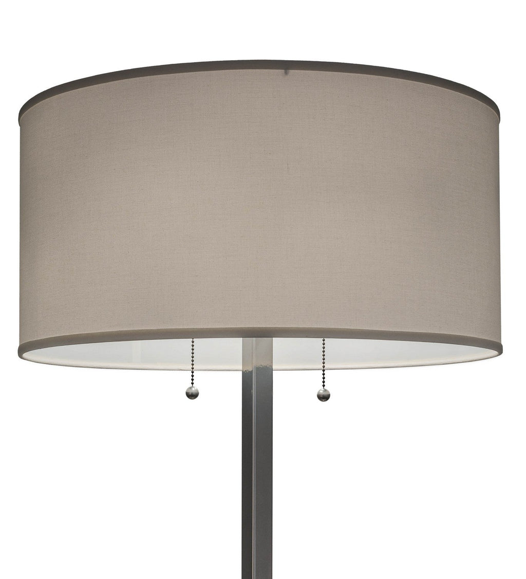 Cilindro 32 Inch 2-Light 32.00" Extreme Chrome Table Lamp detail view 6