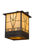 Scottsdale Mission 1-Light 17.75" Craftsman Brown LED Wall Sconce front view