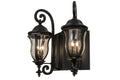 Monticello 8-Light 35.50" Black Wall Sconce front view