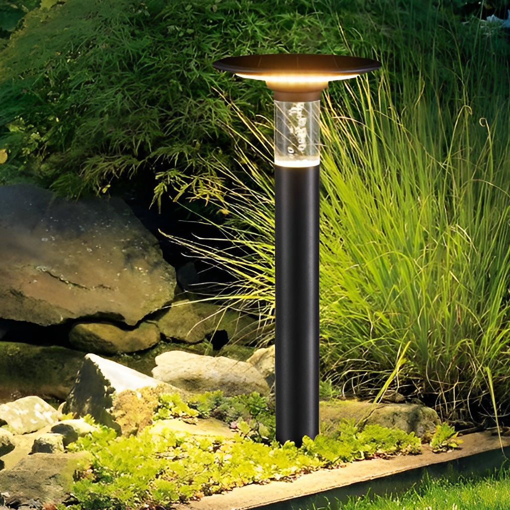 Circular Creative Bubble Design Waterproof LED Contemporary Solar Path Lights, Outdoor Wall Light, detail 2