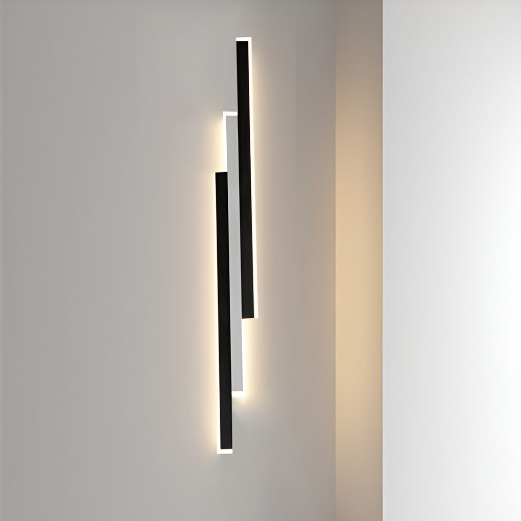 3-Light Combined Linear Wall Fixtures 3-LED Rectangle Bar Exterior Wall Light, Outdoor Wall Light, detail 7