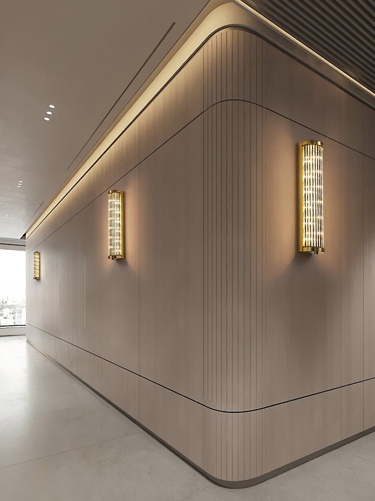 Luma Column Wall Light, Hardwired Wall Sconce, detail 11