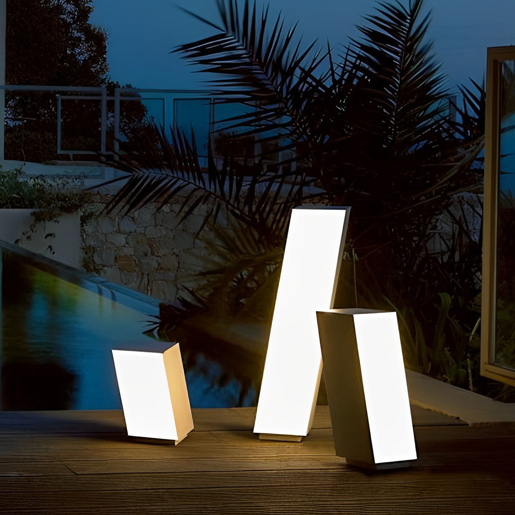 Inclined Creative Waterproof LED Contemporary Exterior Lawn Lamp Pathway Lights, Outdoor Wall Light, detail 2